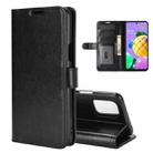 For LG K52 R64 Texture Single Horizontal Flip Protective Case with Holder & Card Slots & Wallet& Photo Frame(Black) - 1