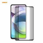 For Motorola Moto G 5G 5 PCS ENKAY Hat-Prince Full Glue 0.26mm 9H 2.5D Tempered Glass Full Coverage Film - 1