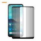 For Nokia 3.4 10 PCS ENKAY Hat-Prince Full Glue 0.26mm 9H 2.5D Tempered Glass Full Coverage Film - 1