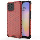 For Huawei nova 8 SE Shockproof Honeycomb PC + TPU Case(Red) - 1