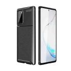 For Samsung Galaxy S21+ 5G Carbon Fiber Texture Shockproof TPU Case(Black) - 1