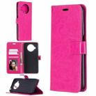 For Xiaomi Mi 10T Lite Crazy Horse Texture Horizontal Flip Leather Case with Holder & Card Slots & Wallet & Photo Frame(Rose Red) - 1