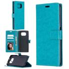 For Xiaomi Poco X3 NFC Crazy Horse Texture Horizontal Flip Leather Case with Holder & Card Slots & Wallet & Photo Frame(Blue) - 1