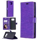 For Xiaomi Poco X3 NFC Crazy Horse Texture Horizontal Flip Leather Case with Holder & Card Slots & Wallet & Photo Frame(Purple) - 1