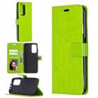 For Xiaomi Mi 10T Pro Crazy Horse Texture Horizontal Flip Leather Case with Holder & Card Slots & Wallet & Photo Frame(Green) - 1