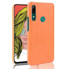 Shockproof Crocodile Texture PC + PU Case For Huawei P Smart Z(Orange) - 1