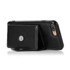 Multi-functional Cross-body Card Bag TPU+PU Back Cover Case with Holder & Card Slot & Wallet For iPhone 6 / 6s(Black) - 5