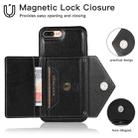 Multi-functional Cross-body Card Bag TPU+PU Back Cover Case with Holder & Card Slot & Wallet For iPhone 6 / 6s(Black) - 7