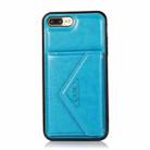 Multi-functional Cross-body Card Bag TPU+PU Back Cover Case with Holder & Card Slot & Wallet For iPhone 6 / 6s(Blue) - 3