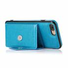 Multi-functional Cross-body Card Bag TPU+PU Back Cover Case with Holder & Card Slot & Wallet For iPhone 6 / 6s(Blue) - 5