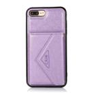 Multi-functional Cross-body Card Bag TPU+PU Back Cover Case with Holder & Card Slot & Wallet For iPhone 6 / 6s(Purple) - 3