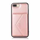 Multi-functional Cross-body Card Bag TPU+PU Back Cover Case with Holder & Card Slot & Wallet For iPhone 6 / 6s(Rose Gold) - 3