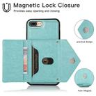 Multi-functional Cross-body Card Bag TPU+PU Back Cover Case with Holder & Card Slot & Wallet For iPhone 6 / 6s(Green) - 7