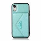 For iPhone X / XS Multi-functional Cross-body Card Bag TPU+PU Back Cover Case with Holder & Card Slot & Wallet(Green) - 3