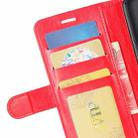 For LG K92 5G R64 Texture Single Horizontal Flip Protective Case with Holder & Card Slots & Wallet& Photo Frame(Red) - 7