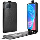 For OPPO A72 / A73 5G R64 Texture Single Vertical Flip Leather Protective Case with Card Slots & Photo Frame(Black) - 1