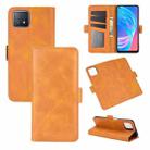 For OPPO A72 / A73 5G Dual-side Magnetic Buckle Horizontal Flip Leather Case with Holder & Card Slots & Wallet(Yellow) - 1