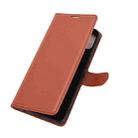 For OPPO A72 / A73 5G Litchi Texture Horizontal Flip Protective Case with Holder & Card Slots & Wallet(Brown) - 3