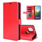 For Motorola Moto G9 Power R64 Texture Single Horizontal Flip Protective Case with Holder & Card Slots & Wallet& Photo Frame(Red) - 1