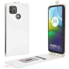 For Motorola Moto G9 Power R64 Texture Single Vertical Flip Leather Protective Case with Card Slots & Photo Frame(White) - 1