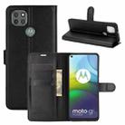 For Motorola Moto G9 Power Litchi Texture Horizontal Flip Protective Case with Holder & Card Slots & Wallet(Black) - 1