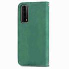 For Huawei P smart 2021 Retro Skin Feel Business Magnetic Horizontal Flip Leather Case(Green) - 5