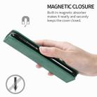 For Huawei P smart 2021 Retro Skin Feel Business Magnetic Horizontal Flip Leather Case(Green) - 11
