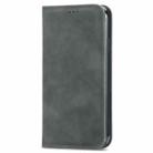 For Huawei P smart 2021 Retro Skin Feel Business Magnetic Horizontal Flip Leather Case(Gray) - 1