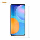 For Huawei P Smart 2021 2 PCS ENKAY Hat-Prince 0.26mm 9H 2.5D Curved Edge Tempered Glass Film - 1