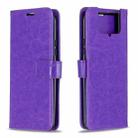 For Asus Zenfone 7 ZS670KS Crazy Horse Texture Horizontal Flip Leather Case with Holder & Card Slots & Wallet & Photo Frame(Purple) - 1