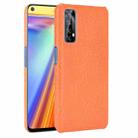 For OPPO Realme 7 / Narzo 20 Pro Shockproof Crocodile Texture PC + PU Case(Orange) - 1