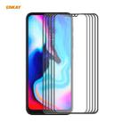 For Motorola Moto E7 Plus 5 PCS ENKAY Hat-Prince Anti-drop Full Glue Tempered Glass Full Screen Film Anti-fall Protector - 1