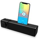 New Rixing NR4023 TWS Wireless Stereo Bluetooth Speaker, Support TF Card & MP3 & FM & Hands-free Call & 3.5mm AUX(Black) - 1