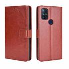 For OnePlus Nord N10 5G Retro Crazy Horse Texture Horizontal Flip Leather Case with Holder & Card Slots & Photo Frame(Brown) - 1