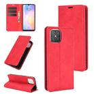 For Huawei nova 8 SE Retro-skin Business Magnetic Suction Leather Case with Holder & Card Slots & Wallet(Red) - 1