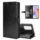 For Huawei Honor 10X Lite R64 Texture Single Horizontal Flip Leather Case with Holder & Card Slots & Wallet& Photo Frame(Black) - 1