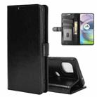 For Motorola Moto G 5G R64 Texture Single Horizontal Flip Protective Case with Holder & Card Slots & Wallet& Photo Frame(Black) - 1