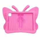 Butterfly Bracket Style EVA Children Shockproof Protective Case For iPad Air 2022 / 2020 10.9(Rose Red) - 3