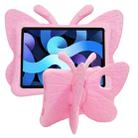 Butterfly Bracket Style EVA Children Shockproof Protective Case For iPad Air 2022 / 2020 10.9(Pink) - 1