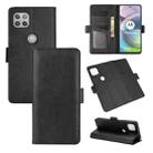 For Motorola Moto G 5G Dual-side Magnetic Buckle Horizontal Flip Leather Case with Holder & Card Slots & Wallet(Black) - 1