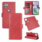 For Motorola Moto G 5G Dual-side Magnetic Buckle Horizontal Flip Leather Case with Holder & Card Slots & Wallet(Red) - 1