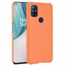 For OnePlus Nord N10 Shockproof Crocodile Texture PC + PU Case(Orange) - 1