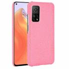 For Xiaomi Mi 10T / Mi 10T Pro Shockproof Crocodile Texture PC + PU Case(Pink) - 1