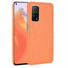 For Xiaomi Mi 10T / Mi 10T Pro Shockproof Crocodile Texture PC + PU Case(Orange) - 1