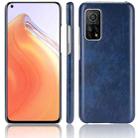For Xiaomi Mi 10T / Mi 10T Pro Shockproof Litchi Texture PC + PU Case(Blue) - 1