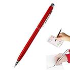 AT-18 3 in 1 Rotary Mobile Phone Touch Screen Handwriting Pen is Suitable for Apple / Huawei / Samsung(Red) - 1