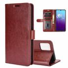 For VIVO V20 R64 Texture Single Horizontal Flip Protective Case with Holder & Card Slots & Wallet& Photo Frame(Brown) - 1