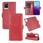 For VIVO V20 Dual-side Magnetic Buckle Horizontal Flip Leather Case with Holder & Card Slots & Wallet(Red) - 1