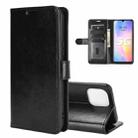 For Huawei nova 8 SE R64 Texture Single Horizontal Flip Leather Case with Holder & Card Slots & Wallet& Photo Frame(Black) - 1