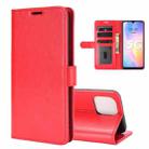 For Huawei nova 8 SE R64 Texture Single Horizontal Flip Leather Case with Holder & Card Slots & Wallet& Photo Frame(Red) - 1